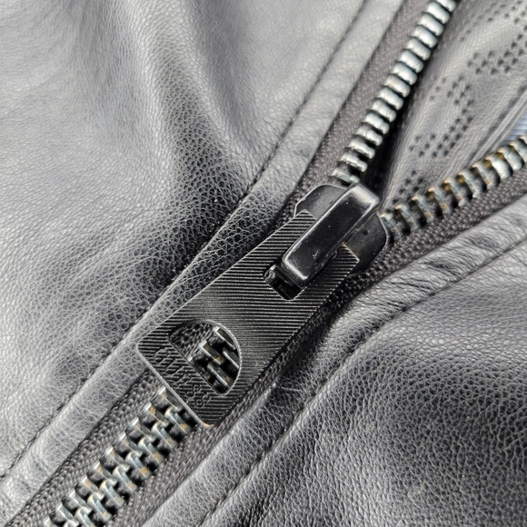 Guess Los Angeles Leather zipup jacket - Picture 2 of 6